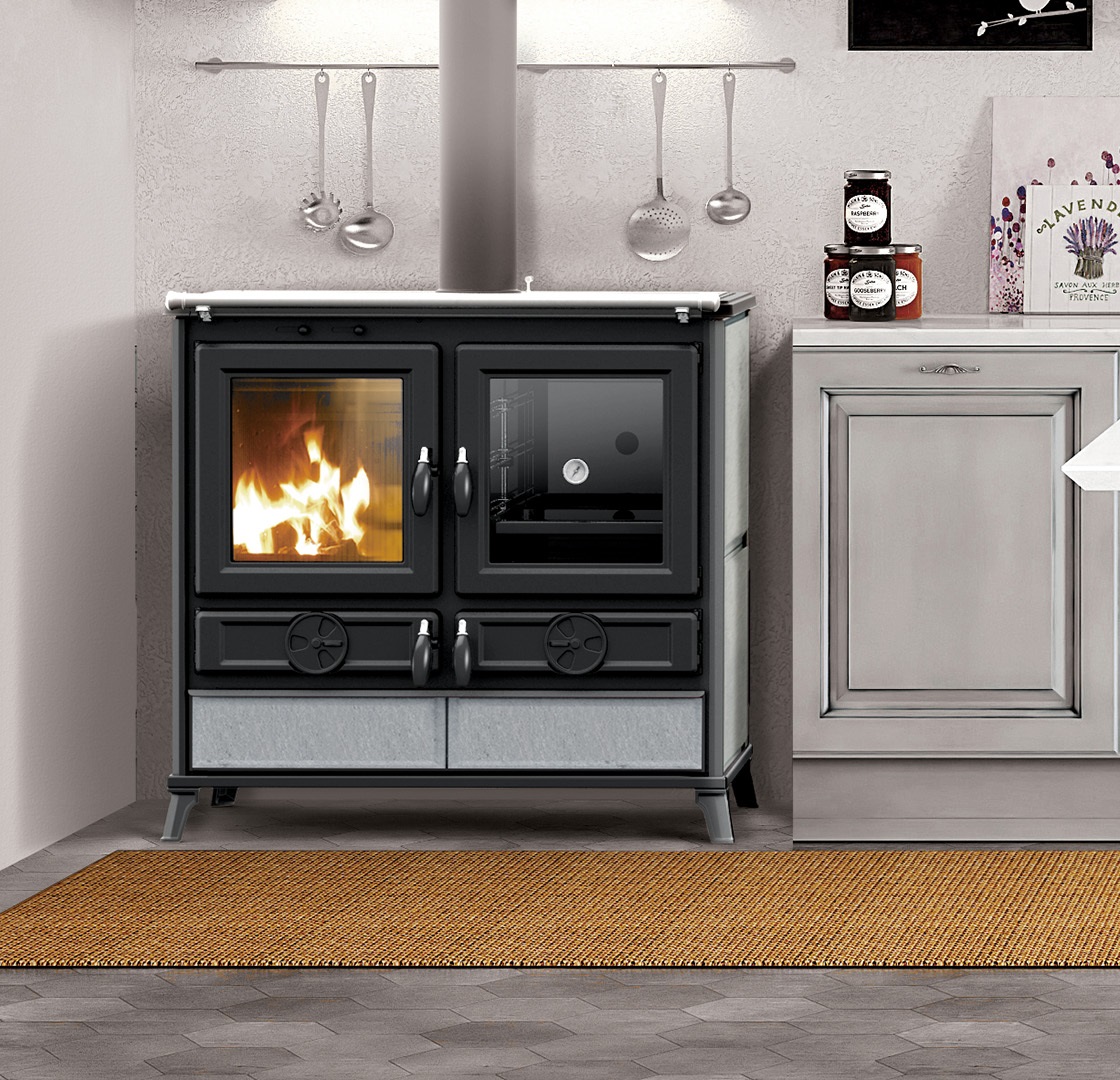 Kominek z płaszczem wodnym  ZUZIA PW 12 kW z akcesoriami  przyłączeniowymi Viola stone - Kominek z płaszczem wodnym  ZUZIA PW 12 kW z akcesoriami  przyłączeniowymi